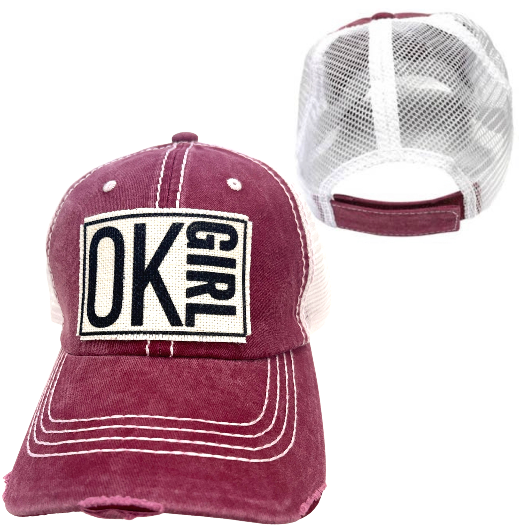 dkhandmade - Wholesale Trucker Hat - Women's - OKLAHOMA GIRL HATS3