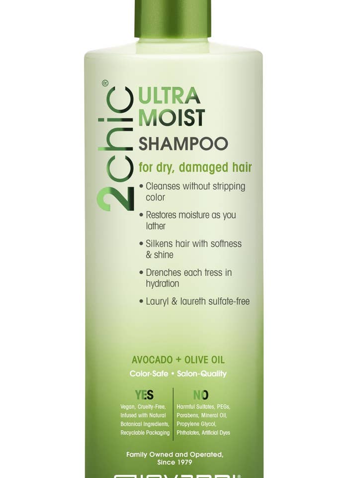 GIOVANNI, 2chic Ultra Moist Shampoo, 24 oz for wholesale by Giovanni Cosmetics