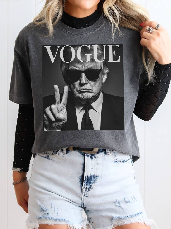 Trump V0gue Magazine Cover Wholesale Tee for wholesale by Wills Creek Designs