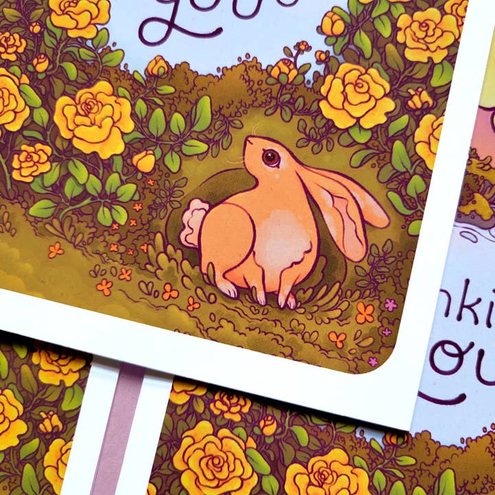 Kuguenko Illustration - Wholesale Thinking of You Card - Thinking of You - Greeting Card, 5x7 in.2