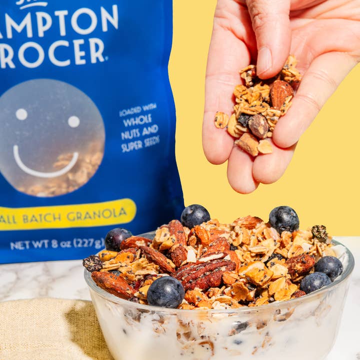 The Hampton Grocer Granola - Wholesale Granola - LIMITED BATCH: Lemon + Dried Blueberry Granola2