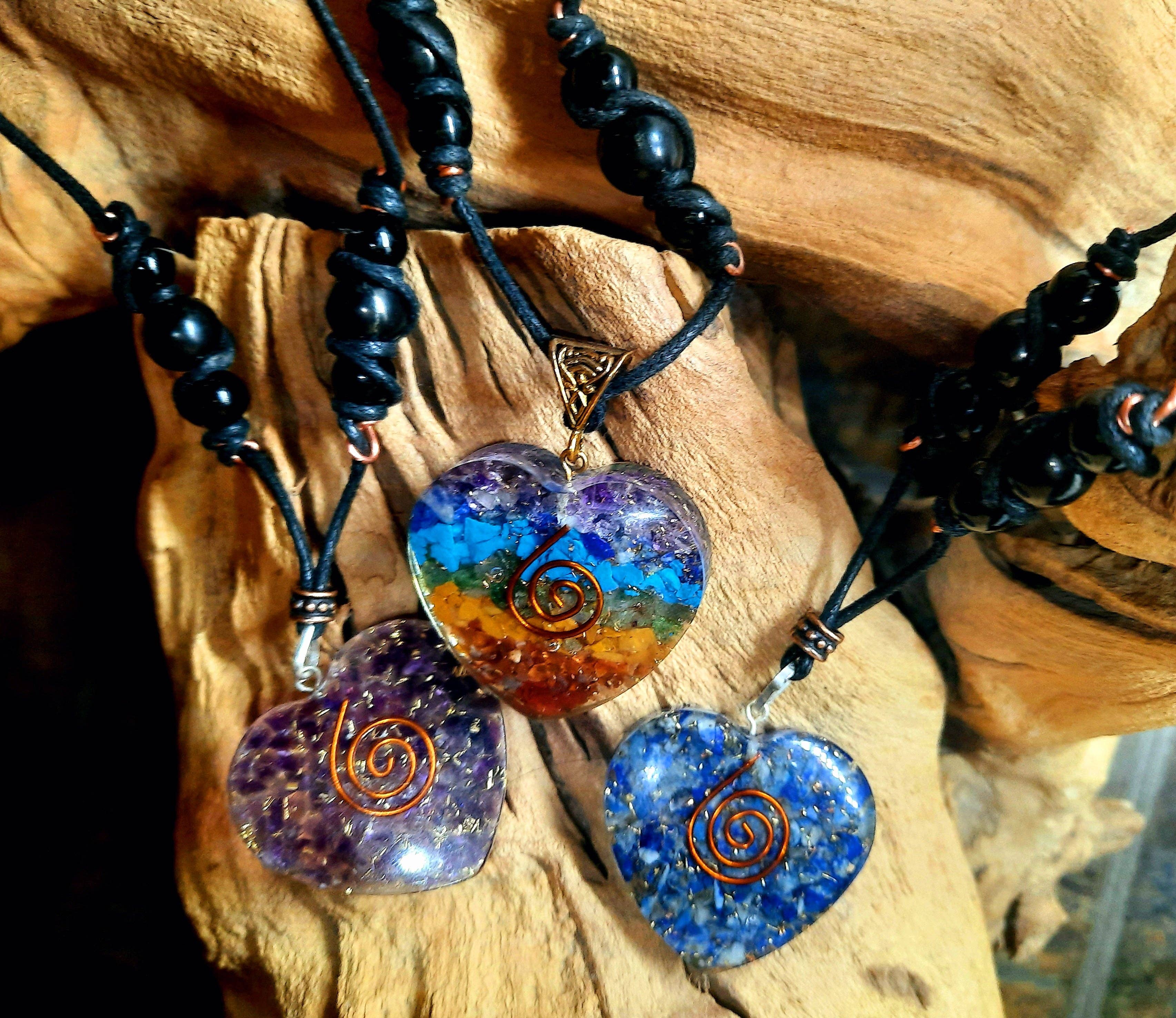 Secret Synergy Stones - Wholesale Pendant/Charm Necklace - Orgone Calming Necklace EMF Protection3