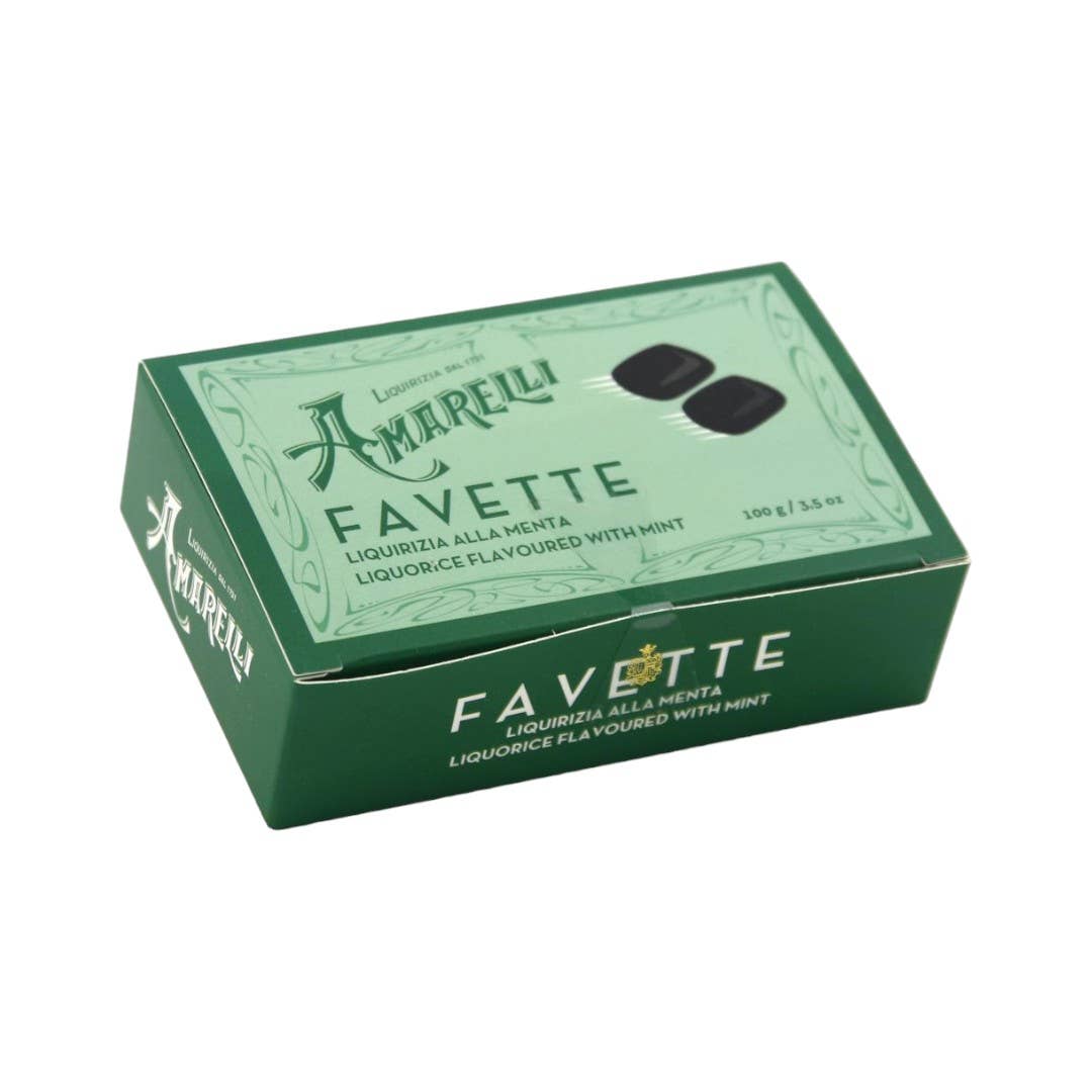 pirotta srl - Wholesale Mints - Amarelli Favette Mint Licorice 100g0