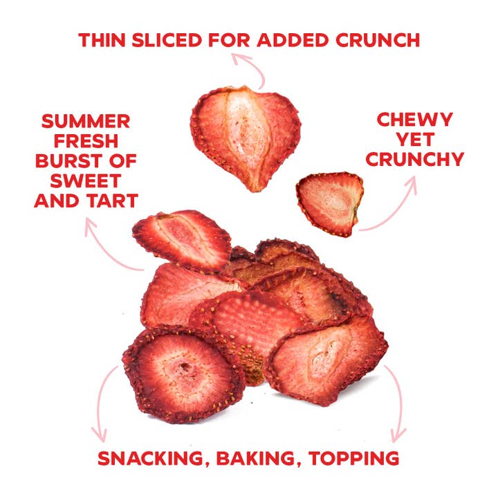 DRYBOX - Wholesale Dried/Dehydrated Fruit - Drybox Dried Strawberries 0.5oz 5 Packs Total 2.5oz2