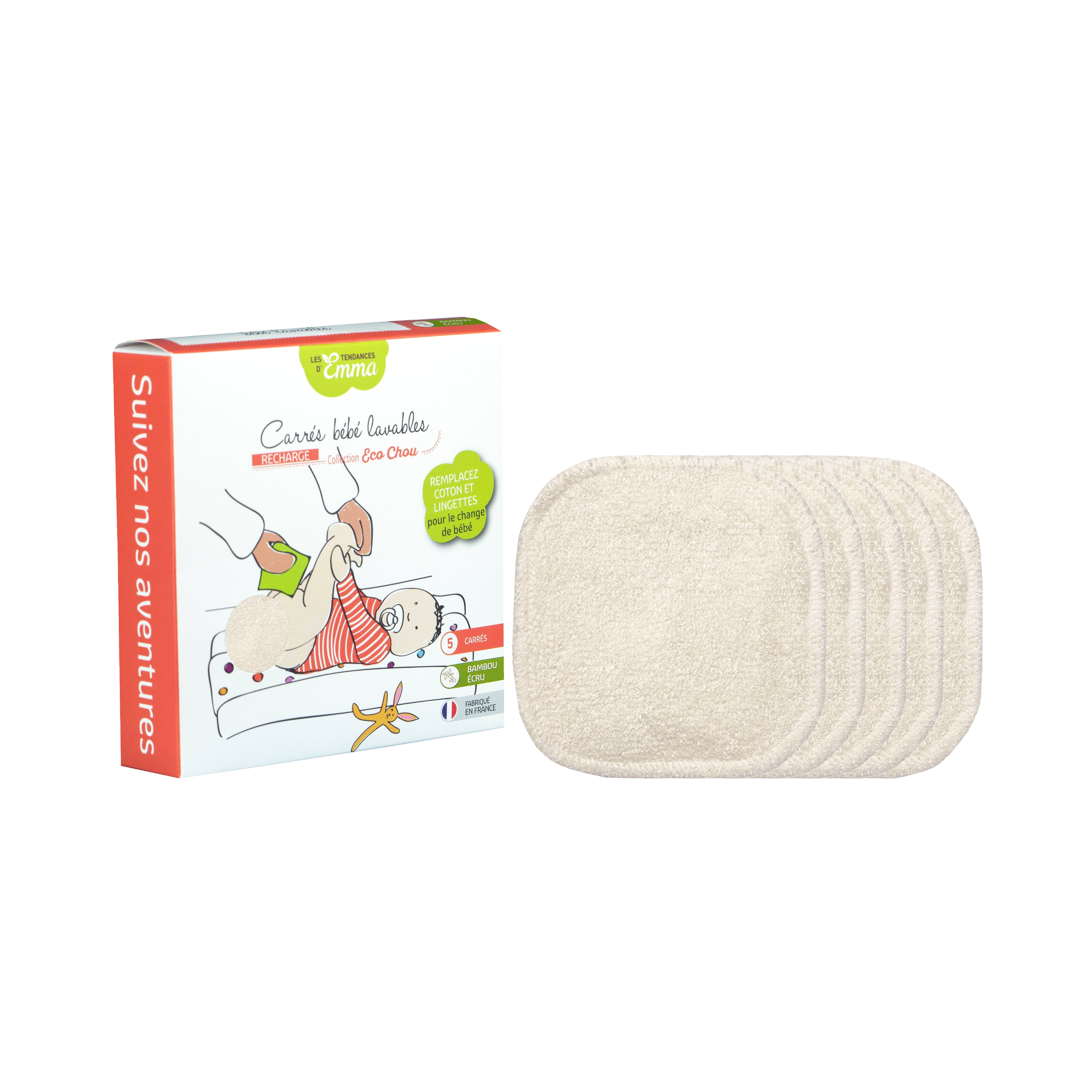Les Tendances d'Emma - Wholesale Diaper (Cloth) - Baby - 5 Emma squares for babies14