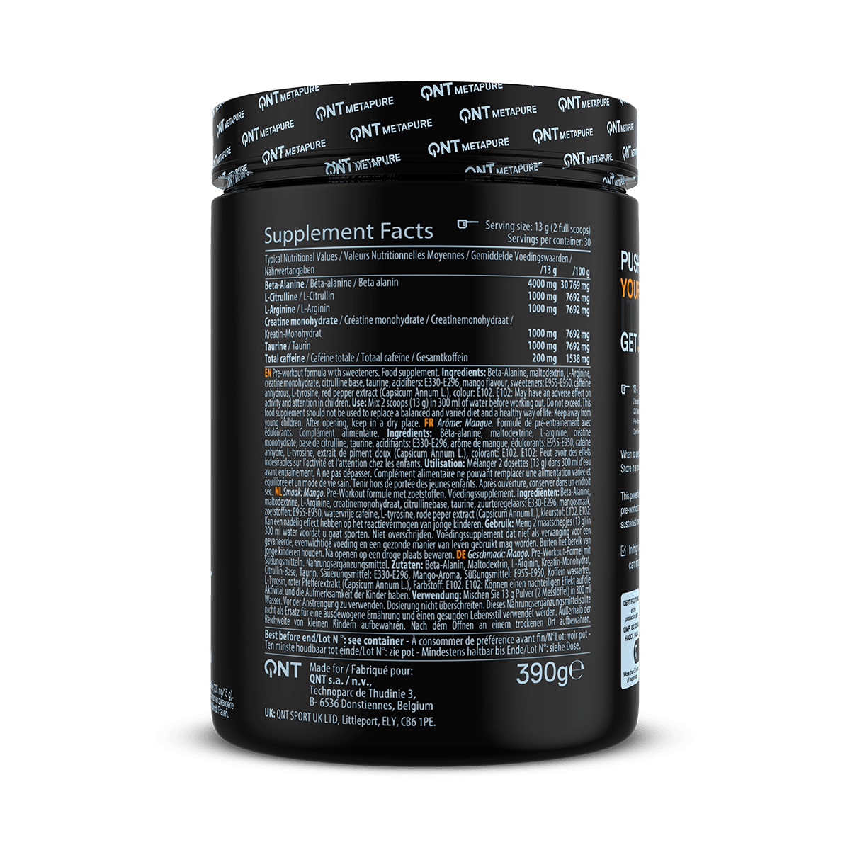 Gudis – Suplemento/vitamina oral por atacado – Pre-Workout Overdrive Manga 390g2