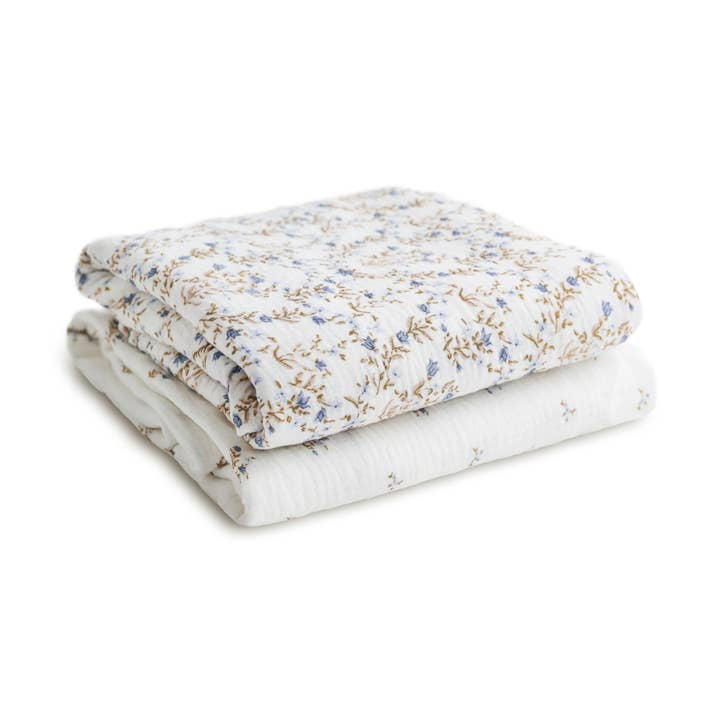 Couverture emmaillotage bébé – Ditsy Marker pour la vente par Cherubin Chic