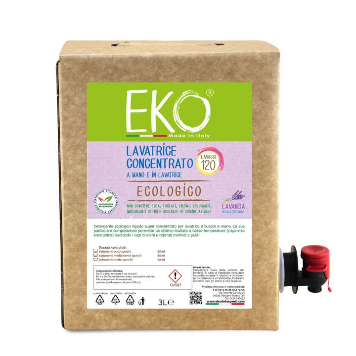 Eko Eco-friendly Detergent Washer And Hand Laundry Bag for wholesale by Ecologico Italiano
