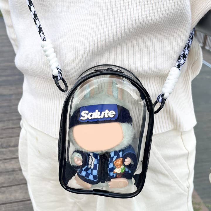 Little Trendy - Wholesale Doll Accessory Kit - Kids - Dolls PVC protective clear crossbody bag for 15cm dolls1