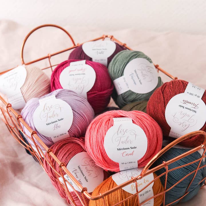 Lise Tailor - Vente Fils à tricoter - Laine Mérinos & Soie