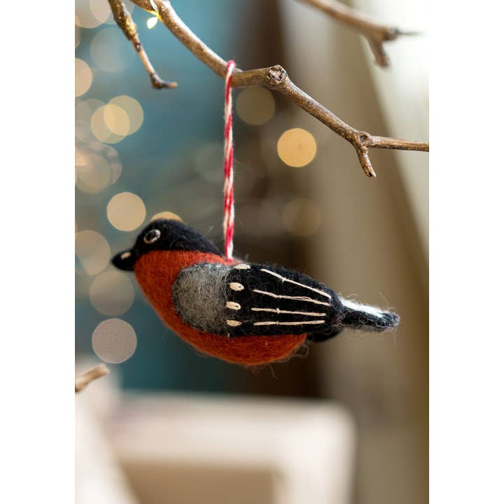 Namaste - Wholesale Ornament - Felt Bird Decorations