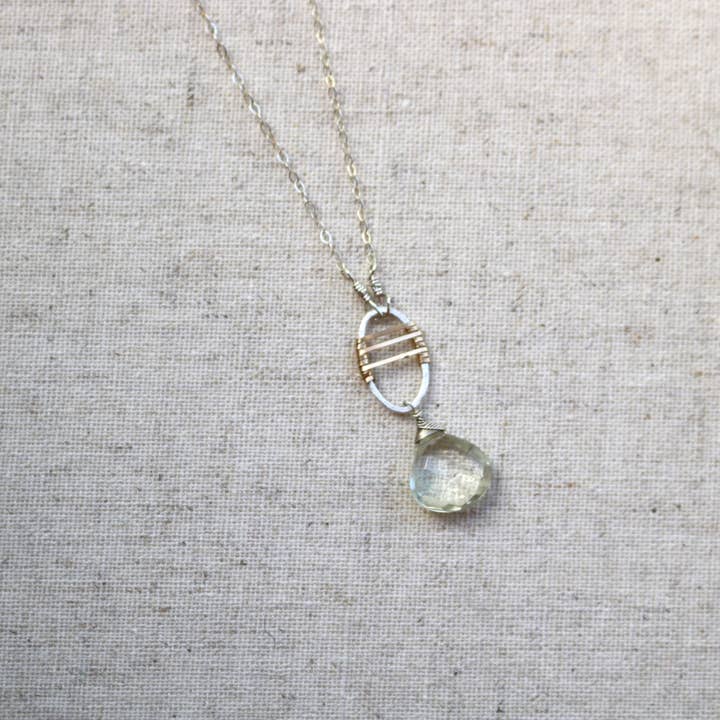 Collana Ametista Verde per la vendita all'ingrosso da parte di LA DE DA Jewelry