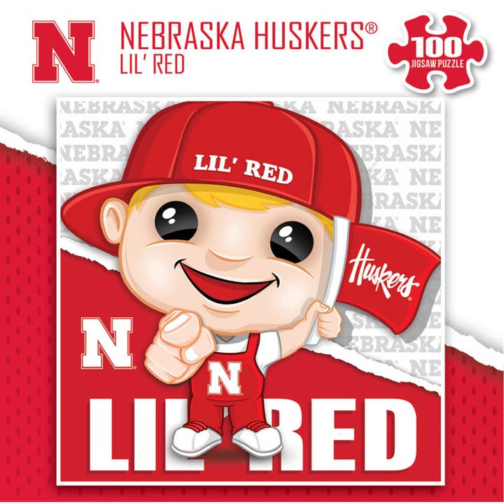 Masterpieces Puzzles - Wholesale Puzzle - Adult - Nebraska Cornhuskers - NCAA Mascot 100 Piece Jigsaw Puzzle2