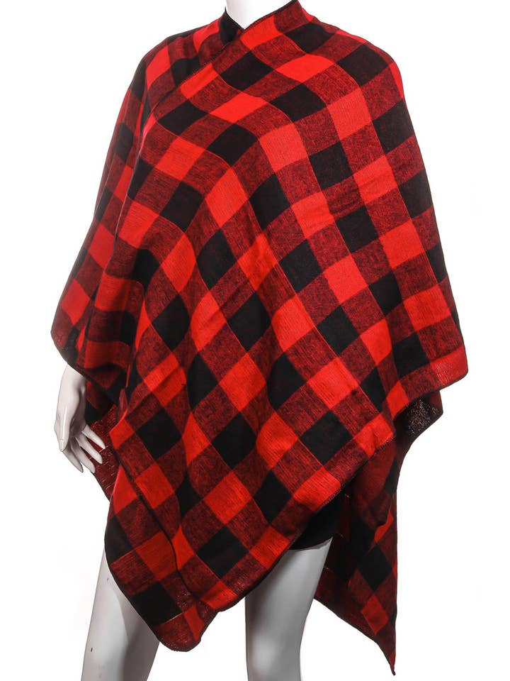 Anarchy Street – Engroshandel Poncho - Dame – Ternet Mønster Poncho