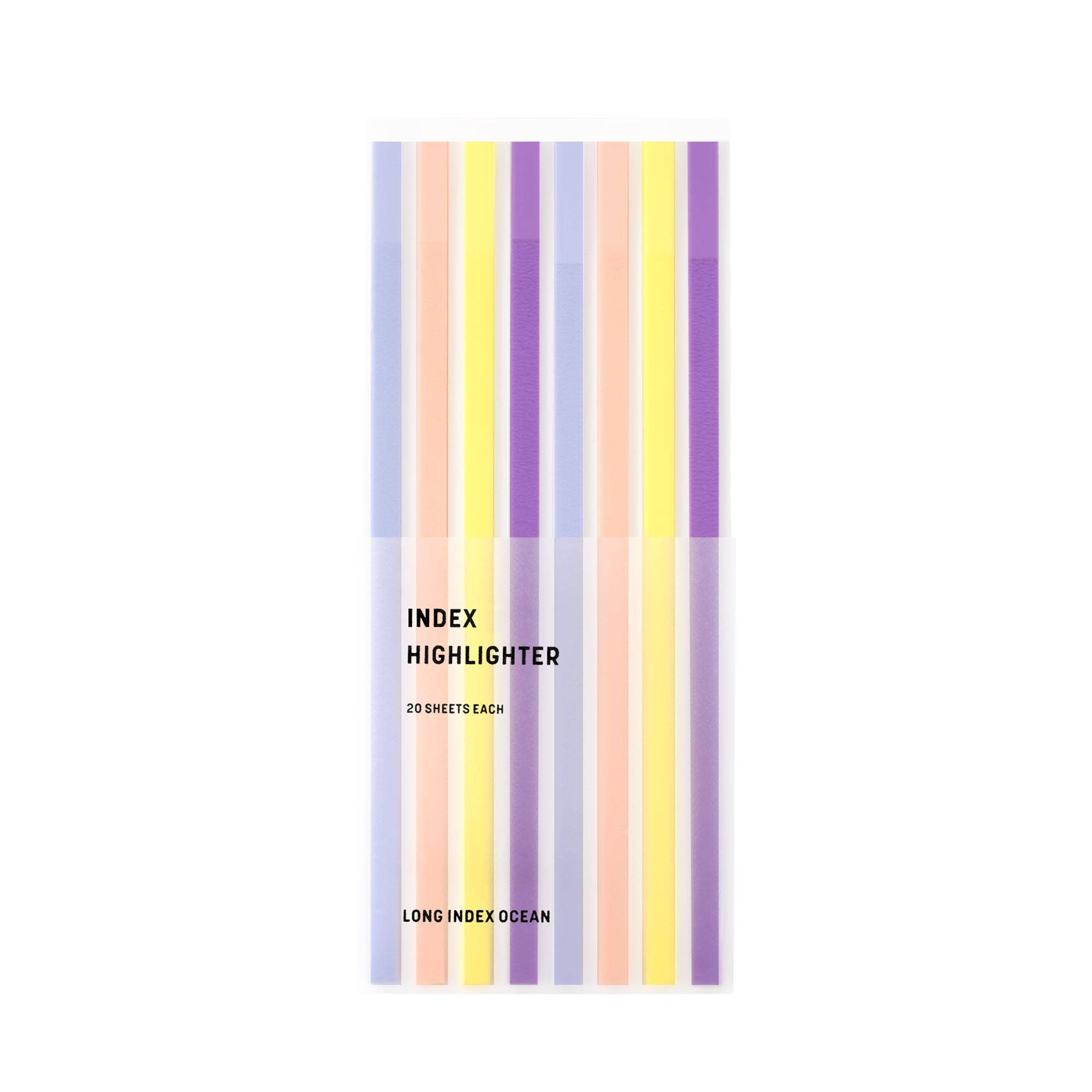 Ordinate - Wholesale Bookmark - Golden Amethyst | Transparent Adhesive Strips Long Design4