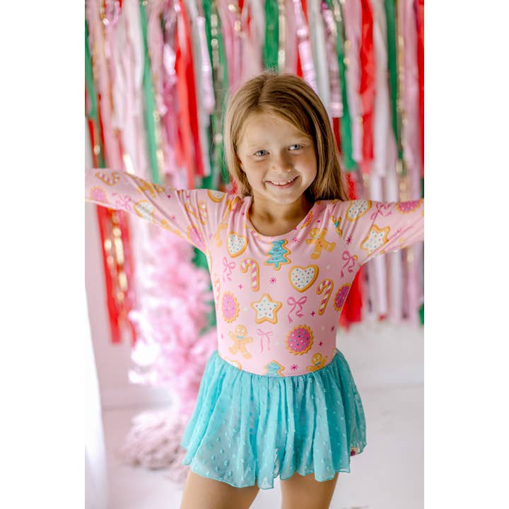 Farrah Clipdot Leotard - Ginger Canes for wholesale by Cheeky Plum