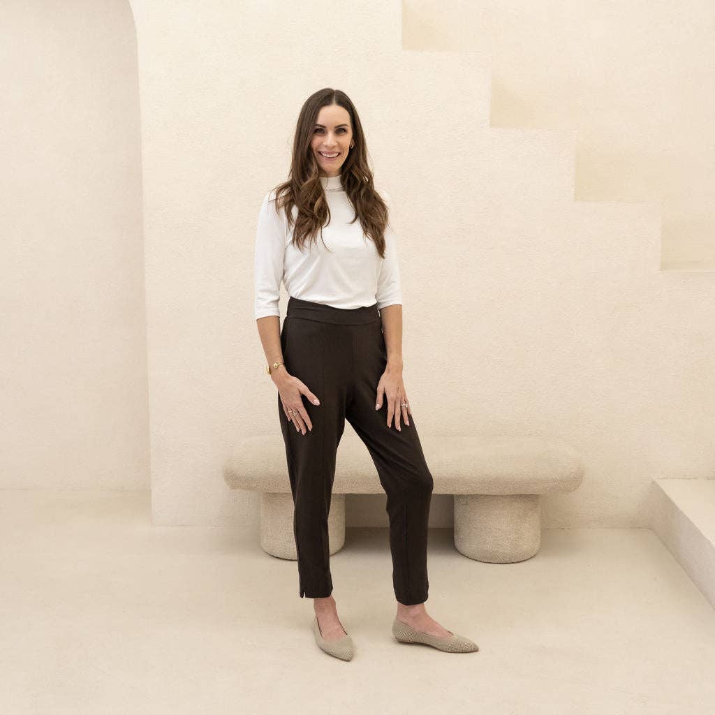 Encircled - Wholesale Knit Top - Women's - The Going Places Bracelet Sleeve Mock Neck16