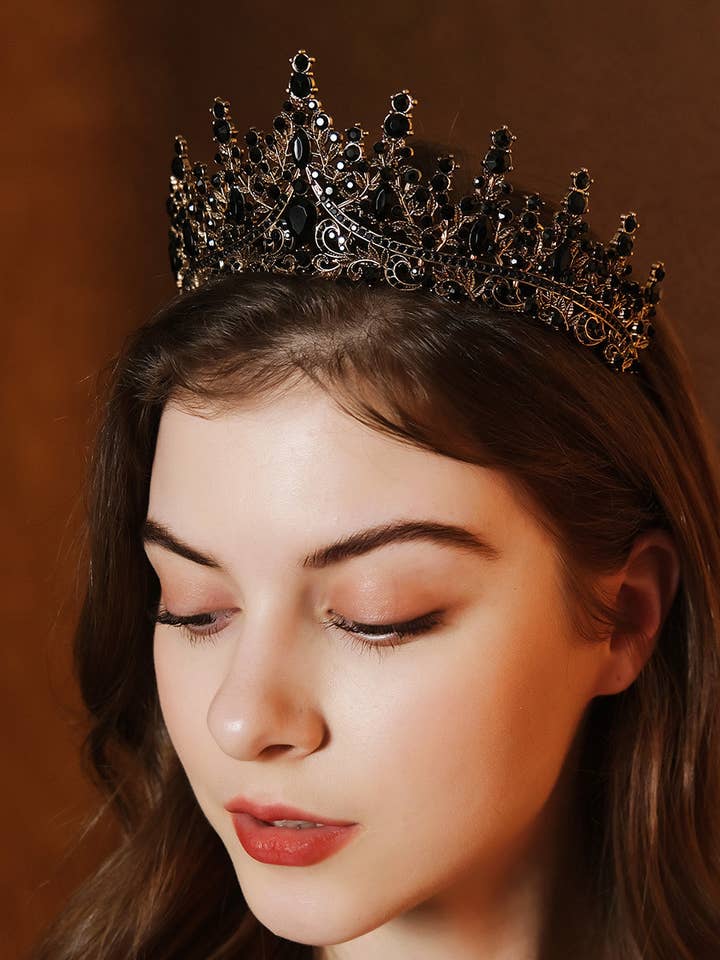 Halloween Queen Gothic Crown Costume Wedding Tiara Gift for wholesale by Happy Dream Gifts