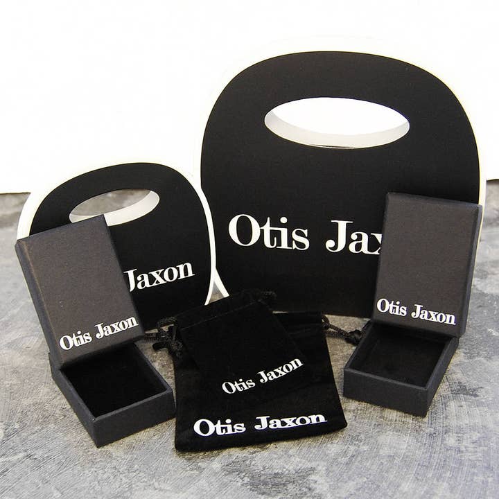 Otis Jaxon London – wholesale Cuff/wrap earrings – Oxidised Silver Bar Ear Pin Earrings