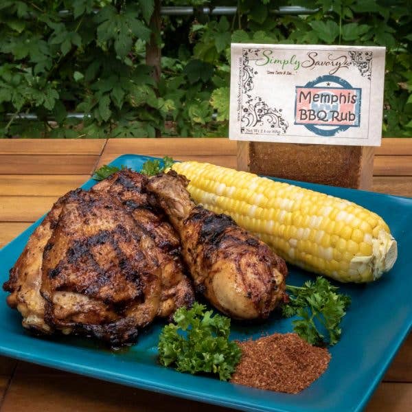 Memphis BBQ Rub Seasoning for wholesale by Simply Savory