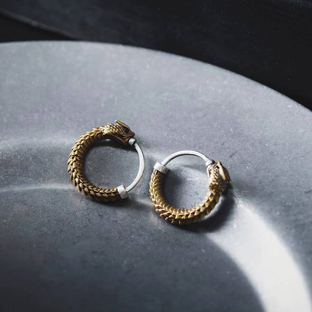 Coppertist.wu - Wholesale Hoop Earrings - Ouroboros Earrings8