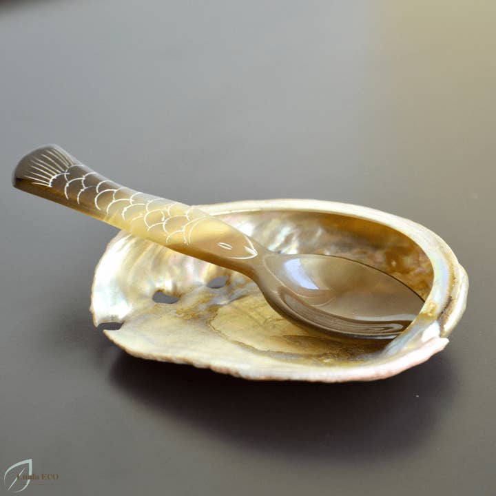Luala Silk – Engroshandel Bordske (bestik) – Buffalo Horn Skeer-Kavier