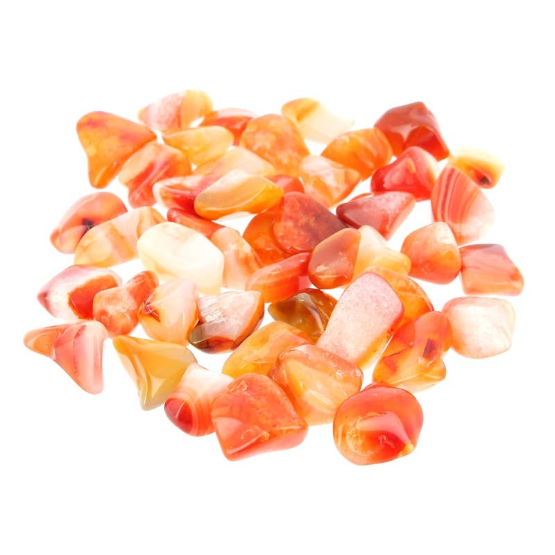 Artisans de Madagascar - Vendita all'ingrosso Pietra/cristallo spirituale - 500 g di pietre levigate extra in corniola dal Madagascar0