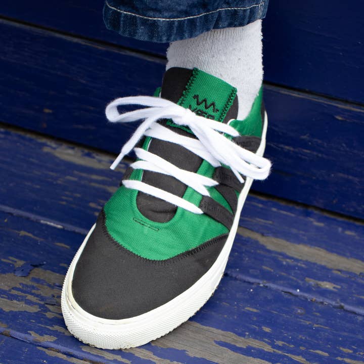 VAER - Wholesale Lifestyle Sneakers - Men's - Green White Phoenix Sustainable Sneaker — Circular&Upcycled8