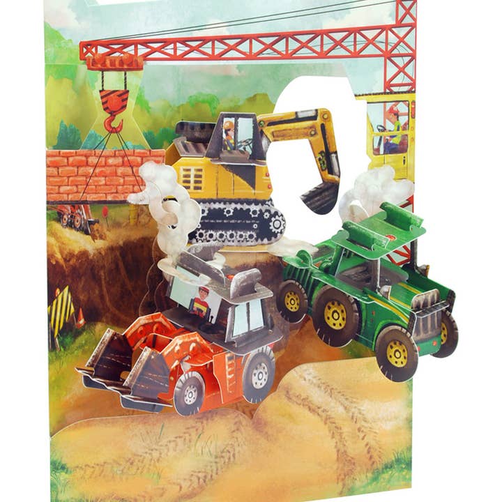 Santoro - Carta da esposizione per trattori e scavatori per la vendita all'ingrosso da parte di Boston International