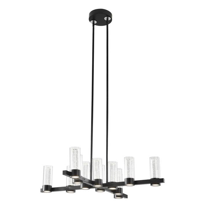 Victory 12 Light Chandelier // Matte Black for wholesale by Finesse Decor
