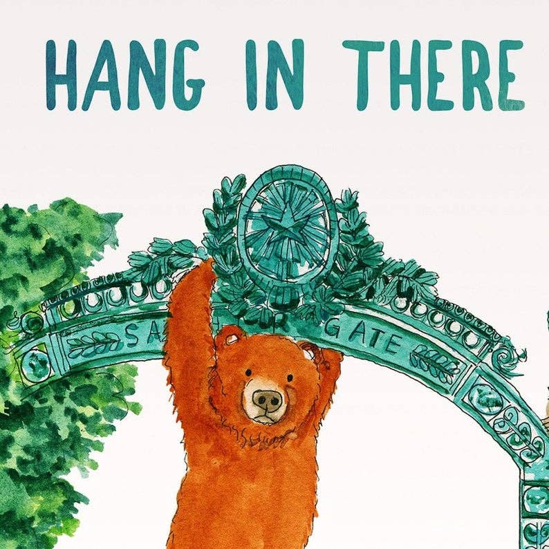 Liyana Studio – wholesale Encouragement card – Hang In Bear1