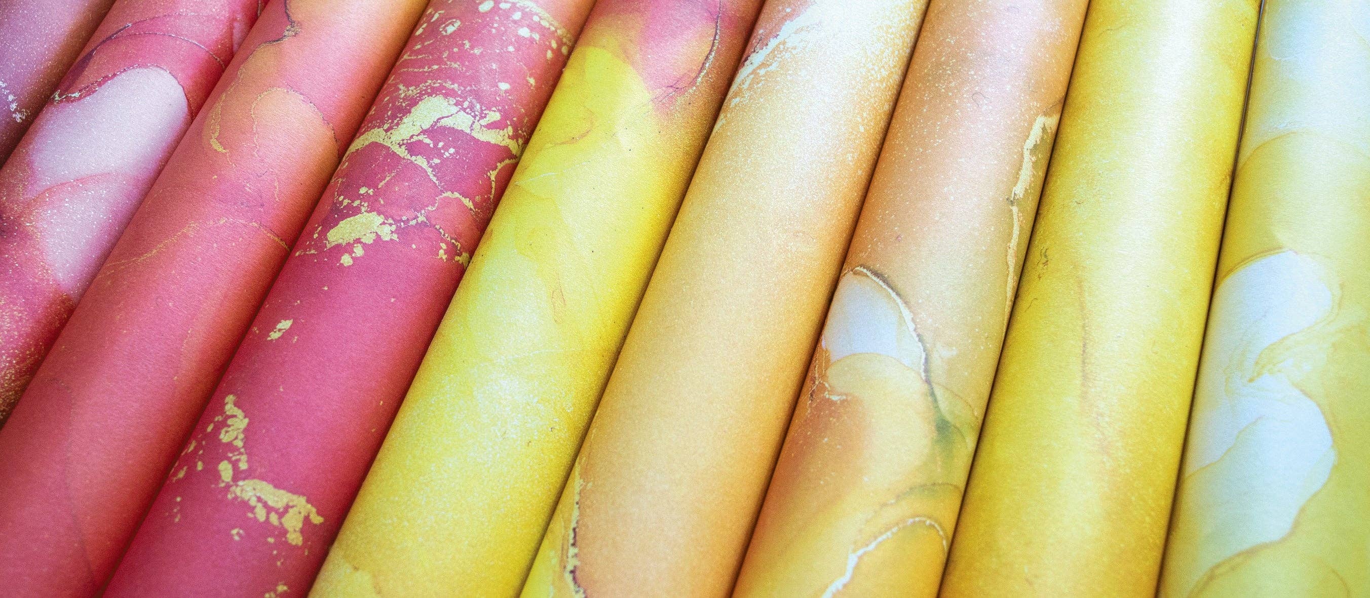 Ecstasy Crafts Distributing – wholesale Craft supplies – Craft Consortium Ink Drops - Sunset 12x12 Premium Paper Pad1