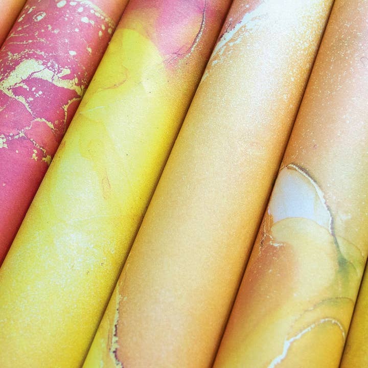 Ecstasy Crafts Distributing – wholesale Craft supplies – Craft Consortium Ink Drops - Sunset 12x12 Premium Paper Pad1