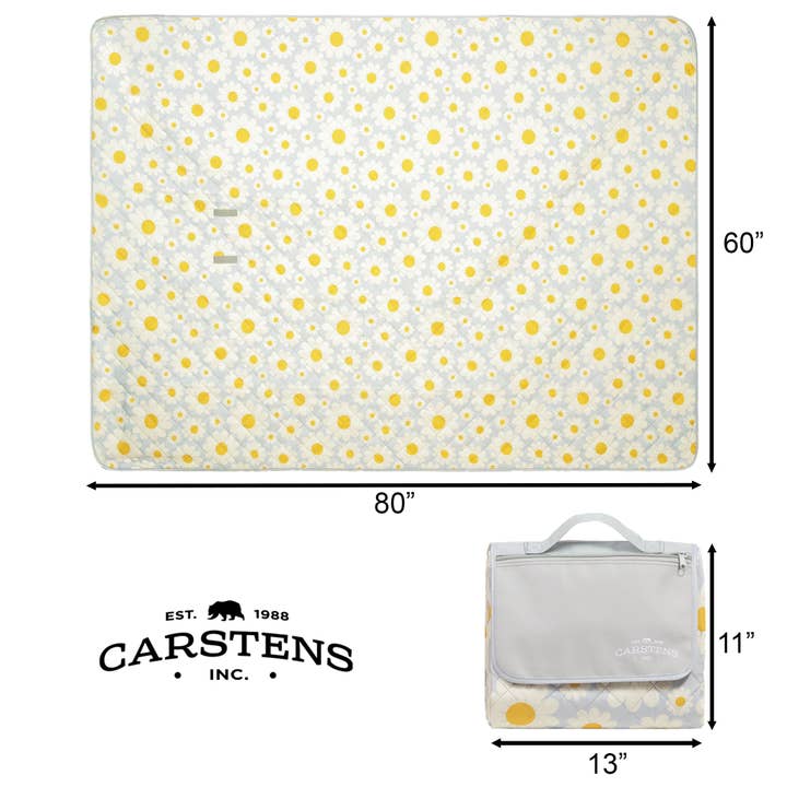 Carstens, Inc. - Wholesale Picnic Blanket - Daisy Day Picnic Blanket2