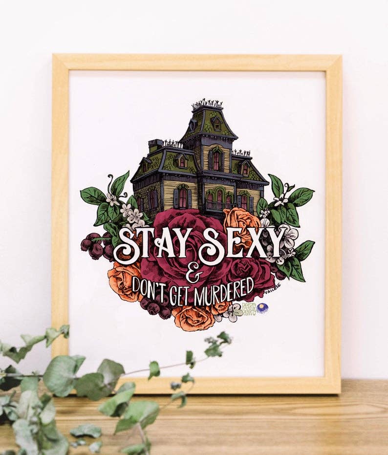 Retro Sorrento - Wholesale Art Print - Stay Sexy & Don't Get Murdered Print1