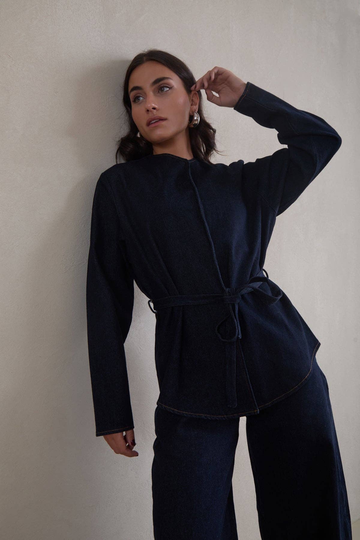 MEYME - Wholesale Denim Jacket - Women's - Denim Overshirt Kori7