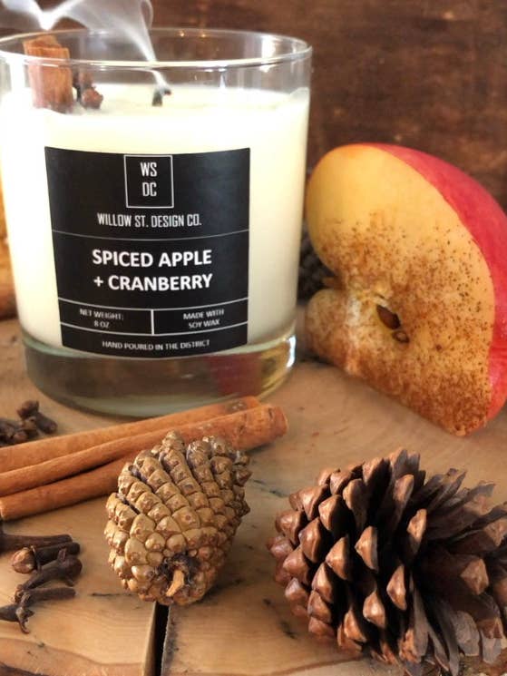 Spiced Apple + Cranberry for wholesale by Willow St. Design Co