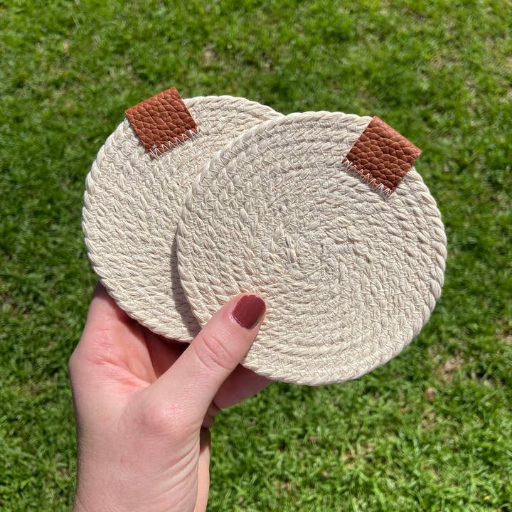 KnotEM Macrame - Wholesale Coasters - Rope Coaster // Handmade Coaster1