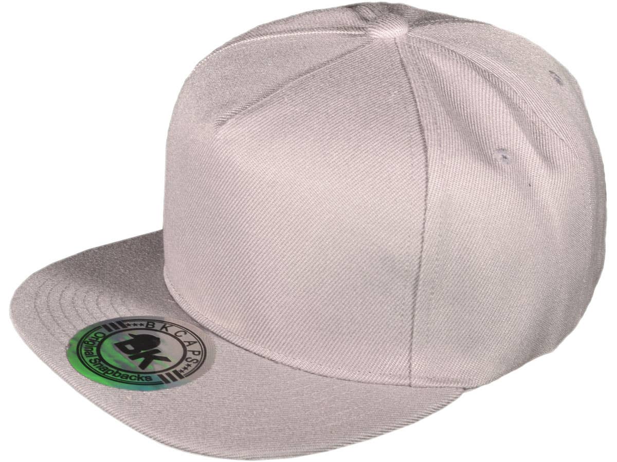 Buck Wholesale - Wholesale Flat Brim Cap - Unisex - 5 Panel Snapbacks - BK Caps Flat Bill Vintage Snapback Hats3