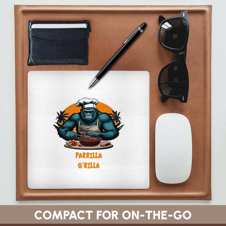 3dRose - Wholesale Mousepad/Trackpad - 3dRose, Parrilla Grilla Master BBQ Griller Fun Pun, Mouse Pad3