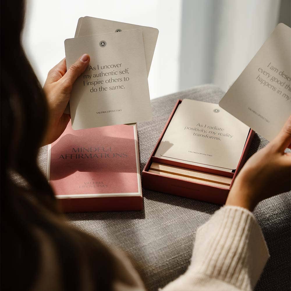 Intelligent Change - Vendita all'ingrosso Set di cartoleria/cancelleria - Mindful Affermations di Valeria Lipovetsky, Quote Cards6