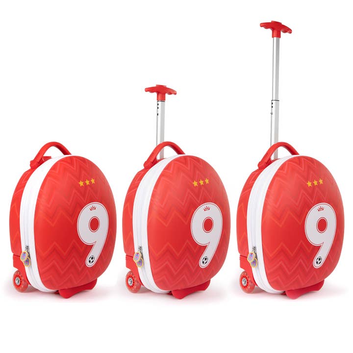 Click Europe Ltd – wholesale Luggage – Child – boppi Tiny Trekker Kids Luggage Case - RED FOOTBALL5
