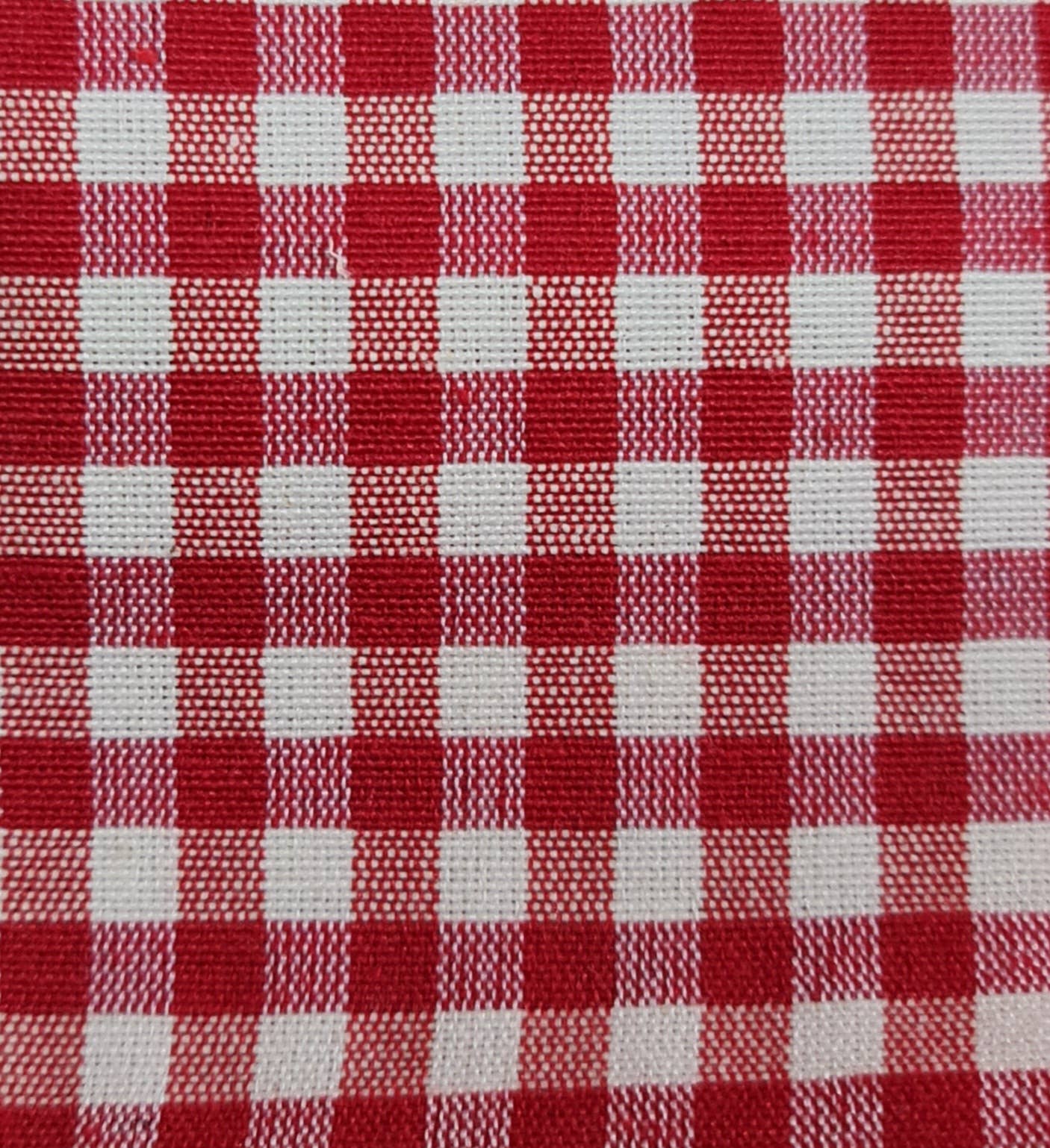 Lunaria Lab - Wholesale Christmas Decoration - Padded Cotton Bow with Checkered Pattern 35x50 cm19