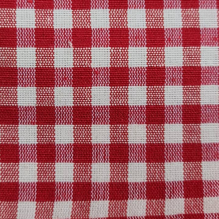 Lunaria Lab - Wholesale Christmas Decoration - Padded Cotton Bow with Checkered Pattern 35x50 cm17