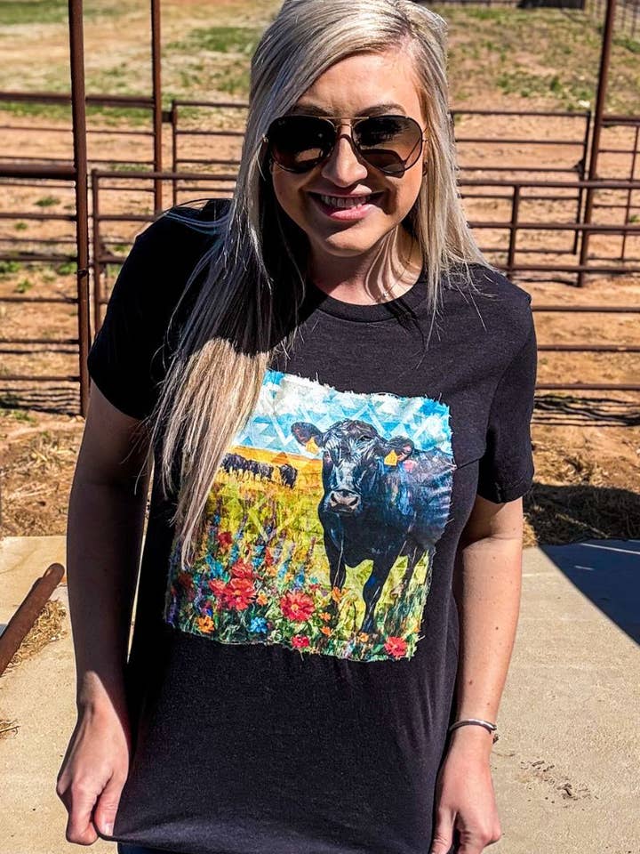 Sterling Kreek - Wholesale Screen Printed T-Shirt - Women's - In The Fields Tee4