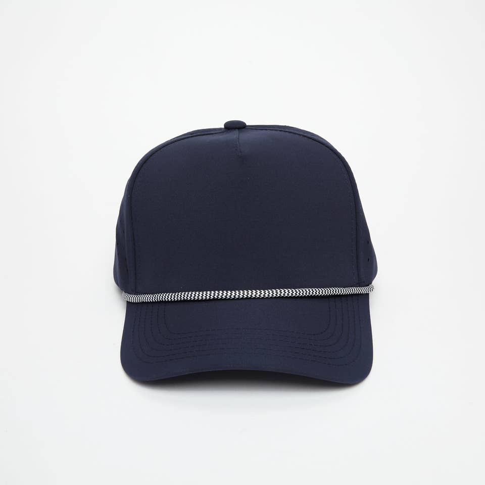 Funky Junque - Wholesale Baseball Cap - Men's - Blank Laser Cut Golf Rope Cap - Navy3