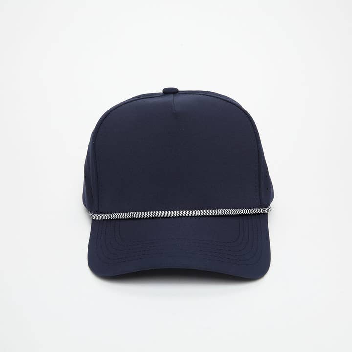 Funky Junque - Wholesale Baseball Cap - Men's - Blank Laser Cut Golf Rope Cap - Navy3