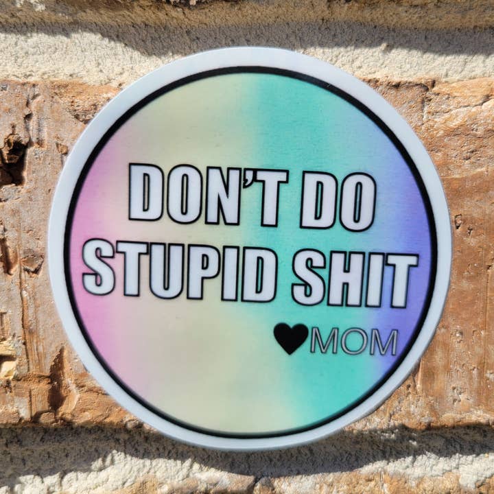 3 inch Water resistant laminated vinyl sticker for wholesale by Kodaandmom