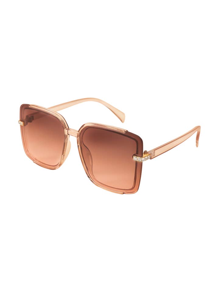 Luxe Sutton Sunglasses - Rose for wholesale by Powder Design inc - US