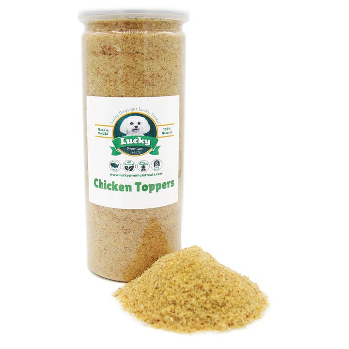 Éclats de Poulet Séché/Assaisonnement pour la vente par Lucky Premium Treats